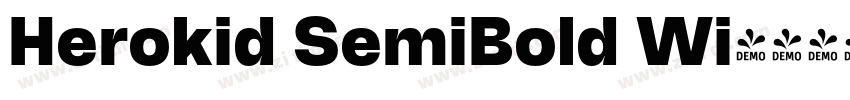 Herokid SemiBold Wi字体转换